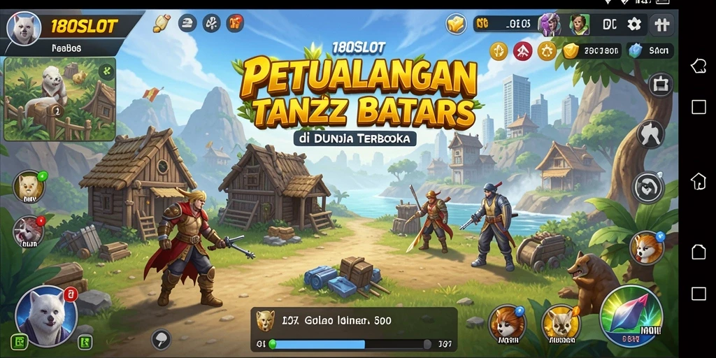 Gameplay seru di dunia terbuka 180SLOT dengan grafik menakjubkan.