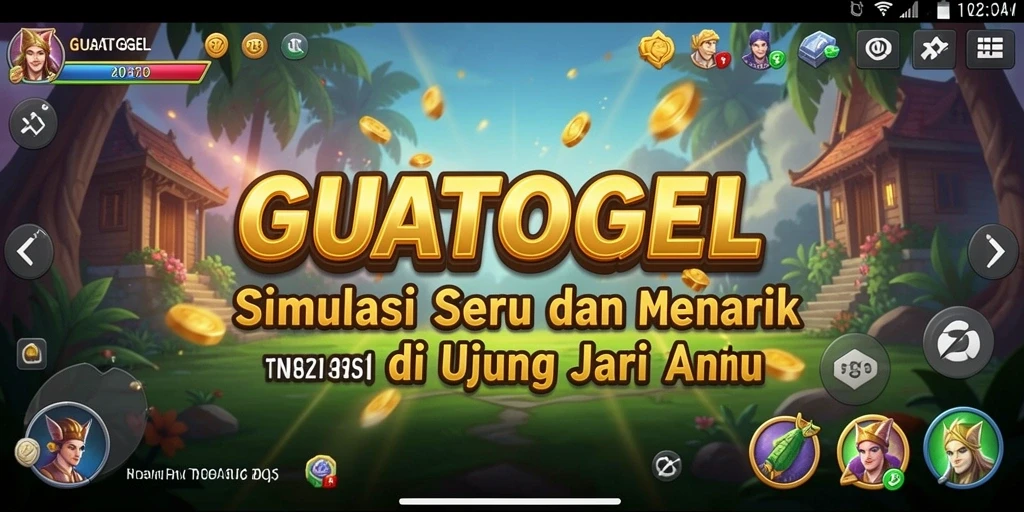 Screenshot GUATOGEL menampilkan gameplay simulasi yang menarik dan interaktif.