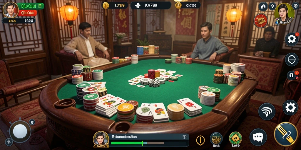 Tampilan gameplay seru pada KA789 QiuQiu.