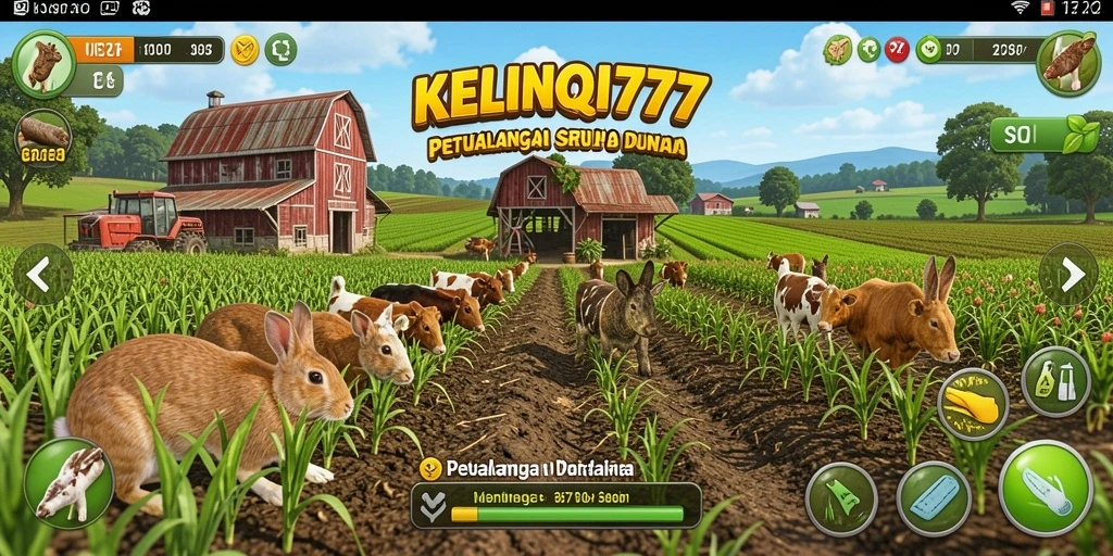 Tampilan gameplay KELINCI777 yang memukau dan penuh warna.