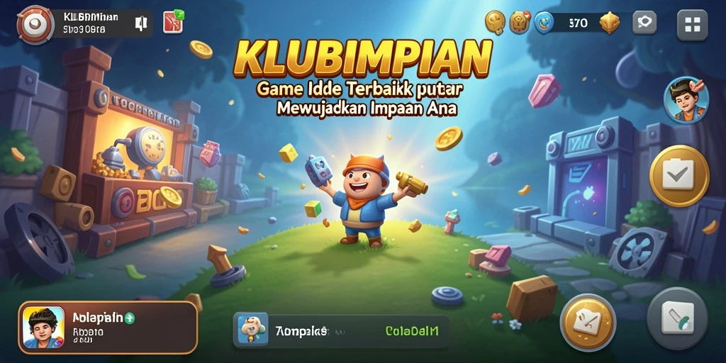 Tampilan gameplay KLUBIMPIAN yang seru dan interaktif.