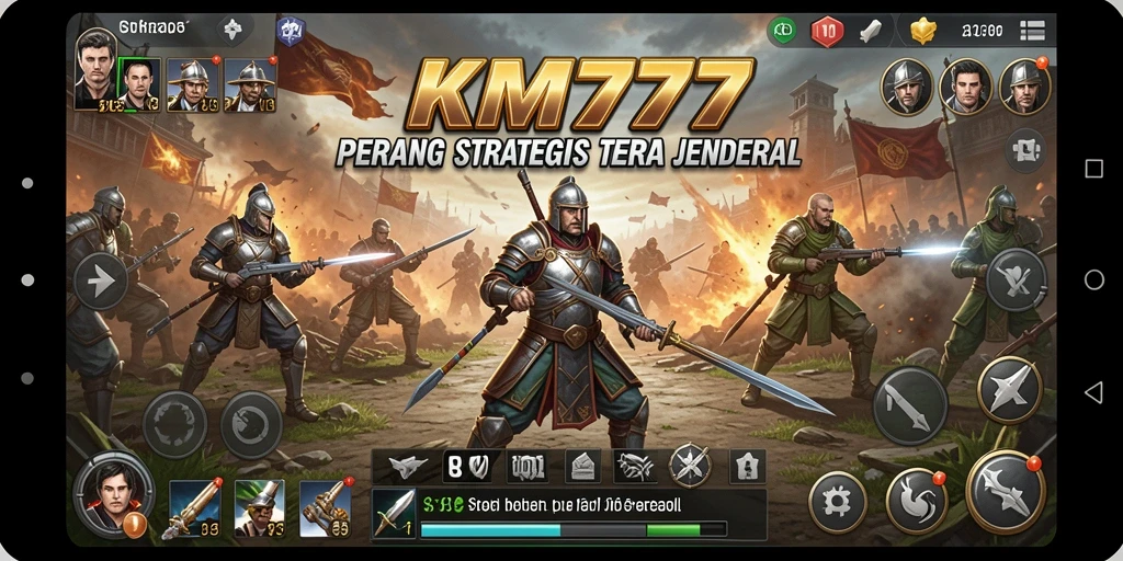 Tampilan menarik dari pertempuran strategis di KM777