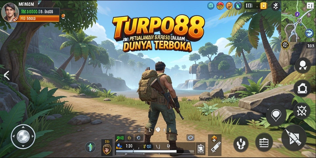 Menampilkan gameplay TURBO88 yang menakjubkan di dunia terbuka.